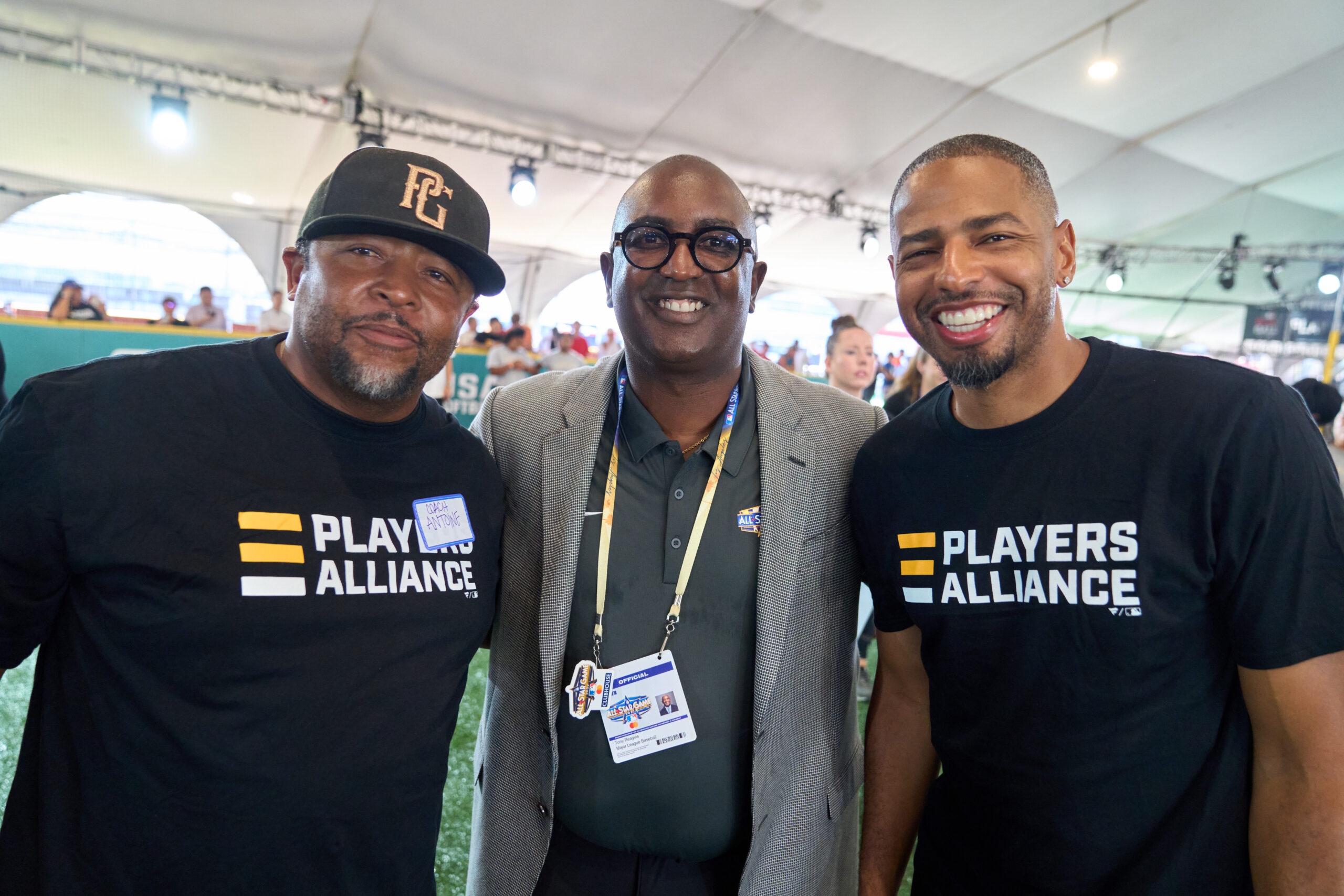 TPA Launches Equip The Future during All Star Week with MLB
Equip the Future is an official program of The Players Alliance. It connects professional players with players from middle school thru high school.

AMPLIFIED THE WAY FORWARD
Curtis Granderson, Edwin Jackson &
CC Sabathia in an intimate
fireside chat on their leadership
journey designing programs &
opportunities to address barriers
faced by communities of color. Moderated by Journalist Jemele Hill. @Play Ball Park