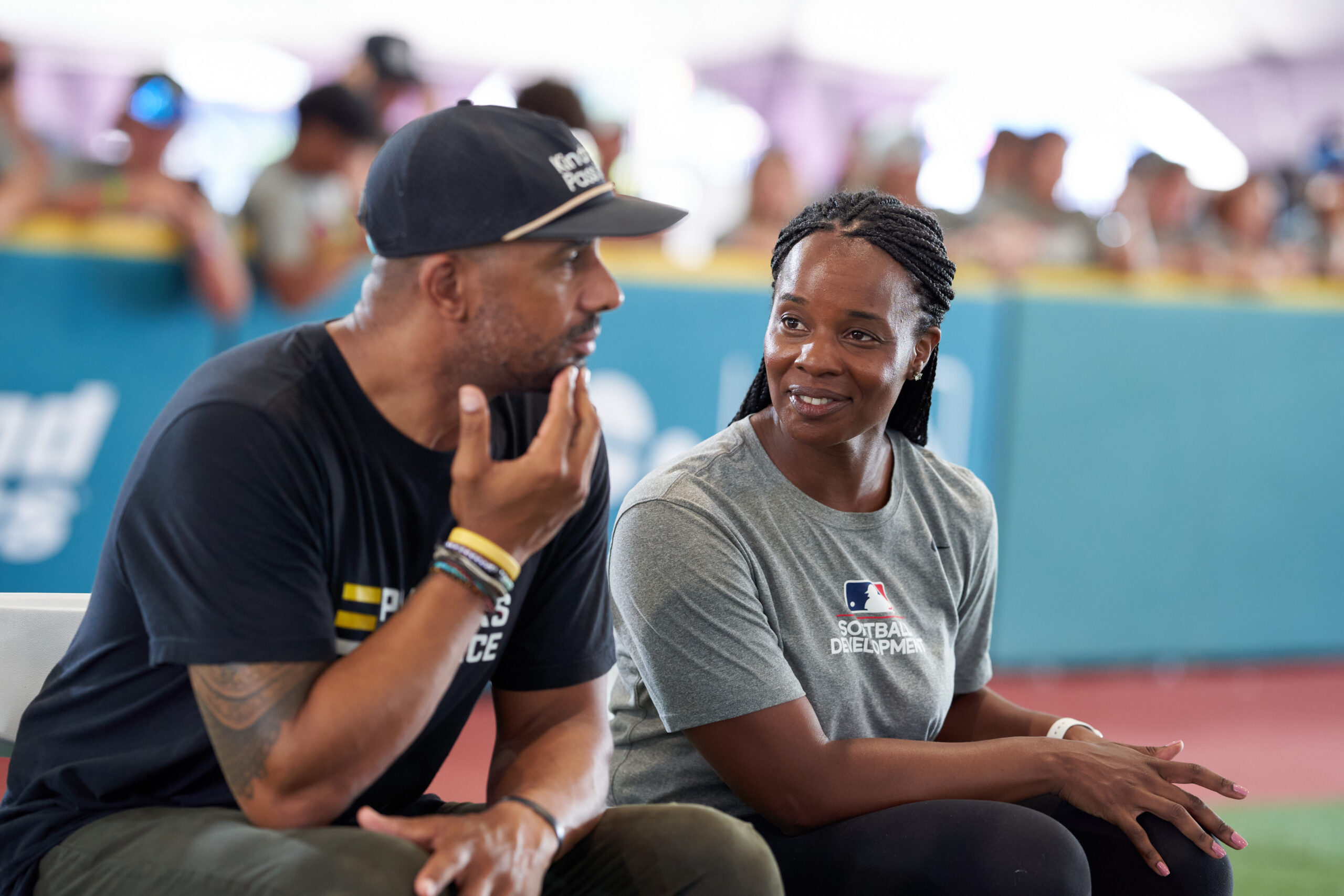 TPA Launches Equip The Future during All Star Week with MLB
Equip the Future is an official program of The Players Alliance. It connects professional players with players from middle school thru high school.

AMPLIFIED THE WAY FORWARD
Curtis Granderson, Edwin Jackson &
CC Sabathia in an intimate
fireside chat on their leadership
journey designing programs &
opportunities to address barriers
faced by communities of color. Moderated by Journalist Jemele Hill. @Play Ball Park