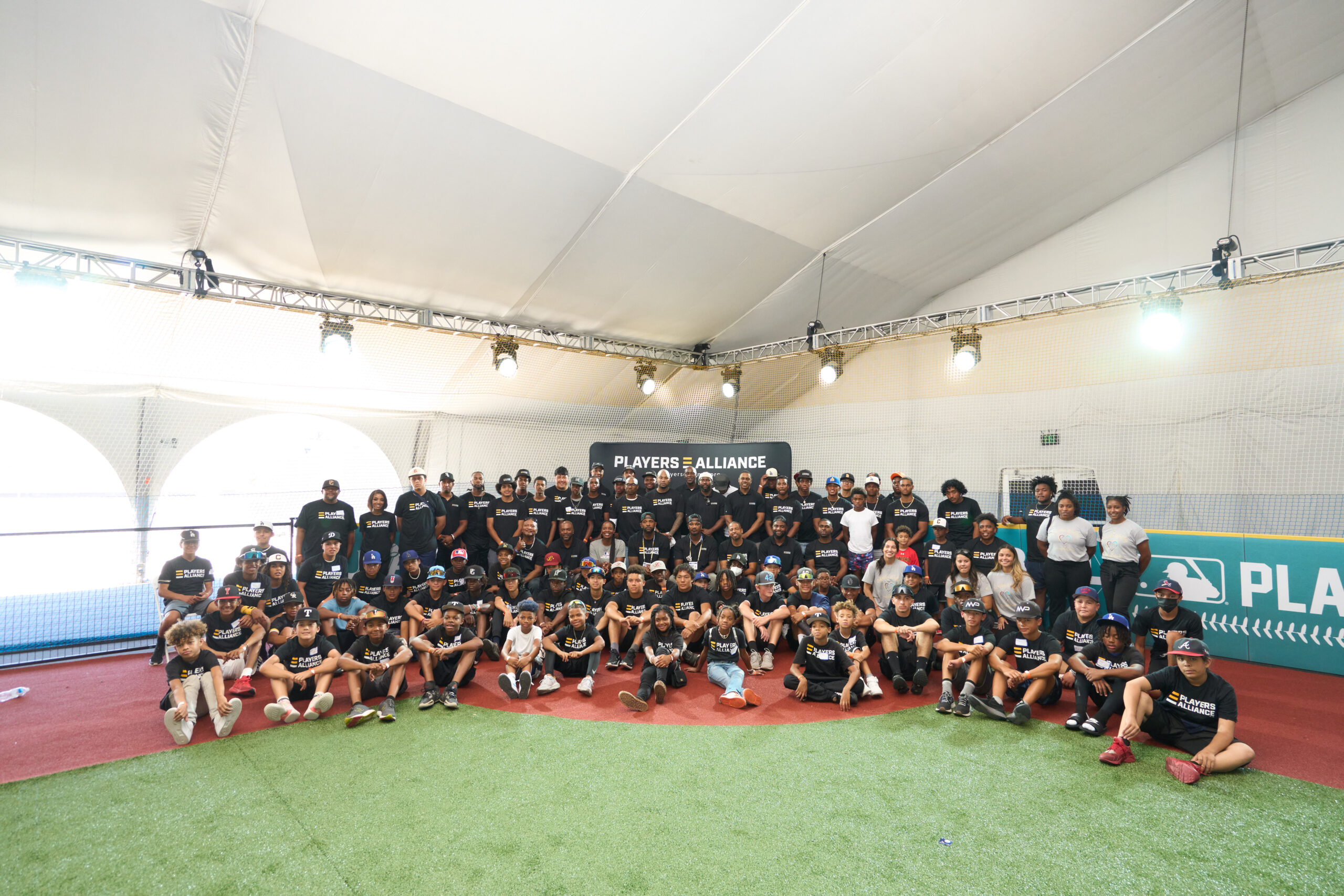 TPA Launches Equip The Future during All Star Week with MLB
Equip the Future is an official program of The Players Alliance. It connects professional players with players from middle school thru high school.

AMPLIFIED THE WAY FORWARD
Curtis Granderson, Edwin Jackson &
CC Sabathia in an intimate
fireside chat on their leadership
journey designing programs &
opportunities to address barriers
faced by communities of color. Moderated by Journalist Jemele Hill. @Play Ball Park