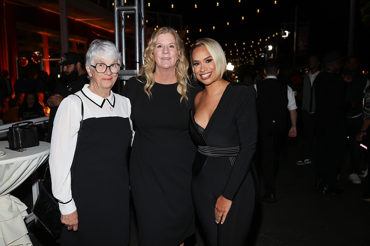 SEATTLE, WASHINGTON - JULY 09: (L-R) Betty Ford, Jennifer Ford, and guest attend The Players Alliance Game Changers Celebration at AQUA by El Gaucho on July 09, 2023 in Seattle, Washington. (Photo by Mat Hayward/Getty Images for The Players Alliance)